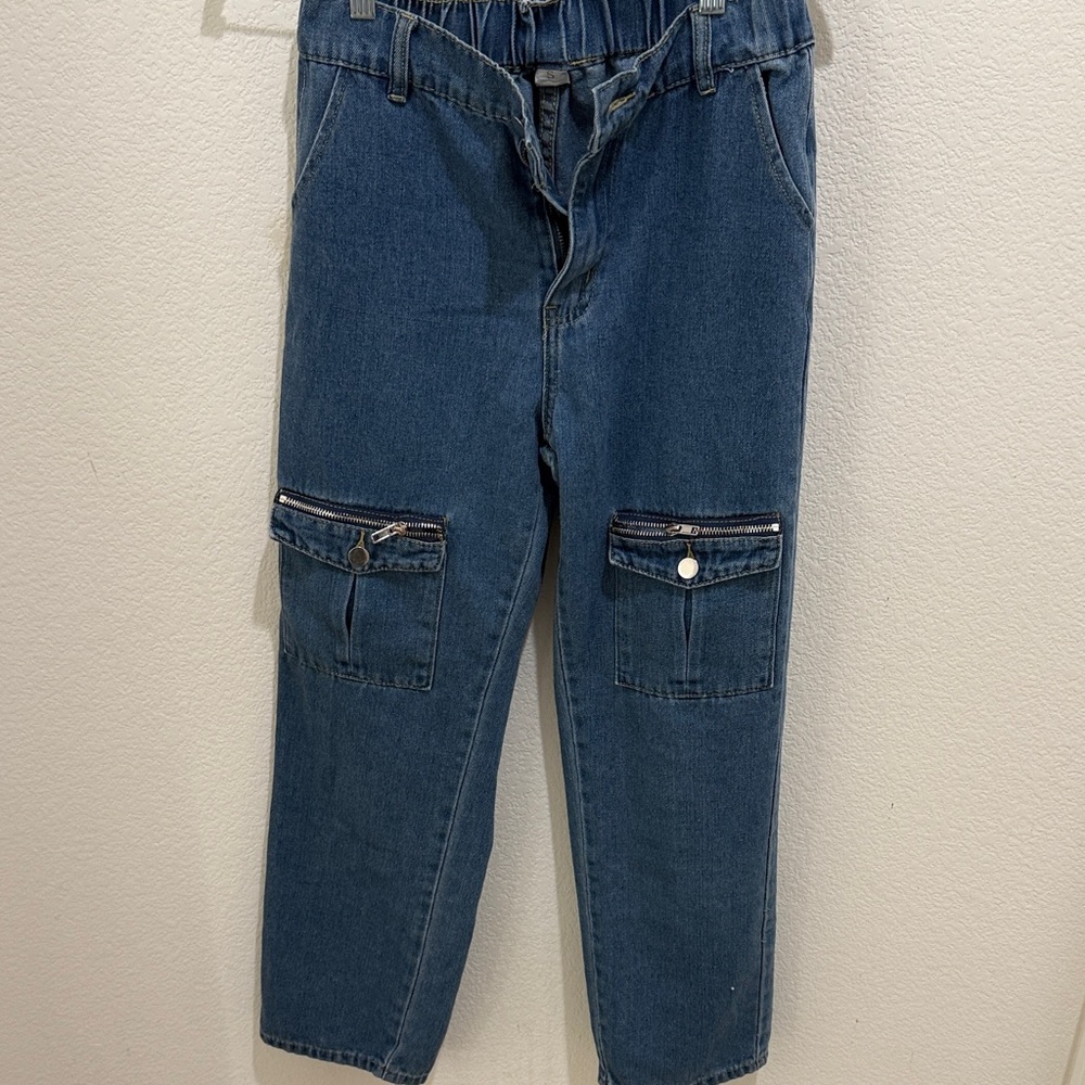 Blue Cargo Jeans